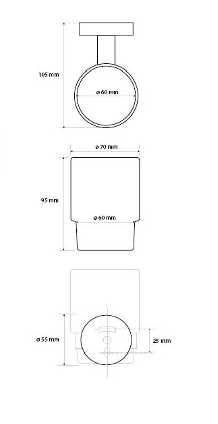 Стакан з тримачем Trend-I (104110018), Bemeta - Зображення 255086-de5d2.jpg
