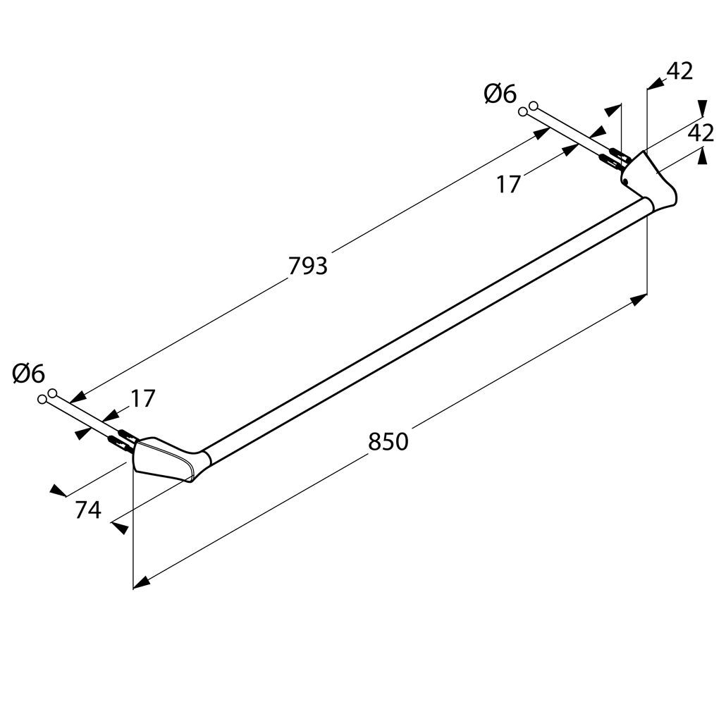 Тримач для рушників Ambienta (5397905), Kludi - Зображення 255132-bcd4f.jpg