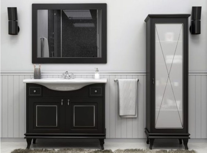 Дзеркало Беатріче 100 Чорний Патина Хром, Аква Родос - Зображення 255165-0e7b4.jpg