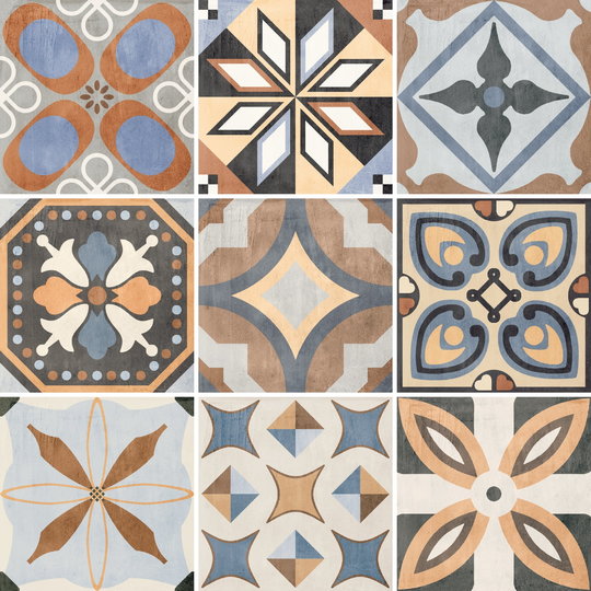 Плитка керамогранітна CSAPCOMX20 Patchwork Colors Mix 200x200x10 Sant'agostino - Зображення