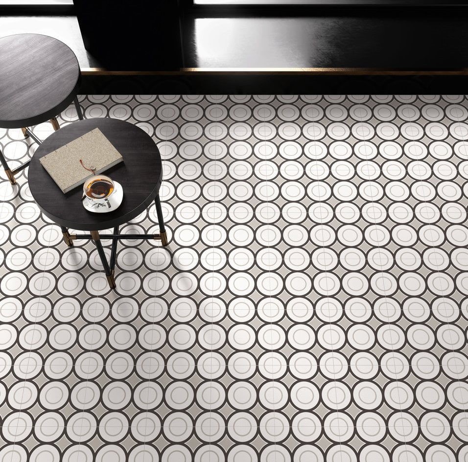 Плитка керамогранітна CSAPBW0520 Patchwork B&W 05 200x200x10 Sant'agostino - Зображення 255851-b0068.jpg