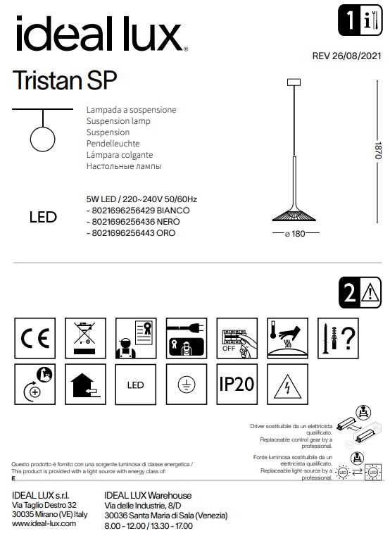 Люстра TRISTAN SP NERO (256436), IDEAL LUX - Зображення 256436--.jpg