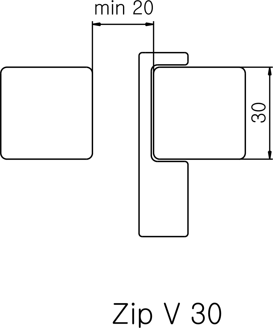 Гачок для рушникосушки ZIP V 30 Chrom Terma - Зображення 256634-7bf78.jpg