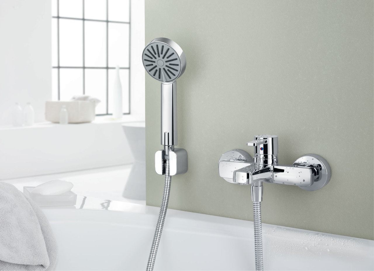 Держатель для ручного душа A-QA (6555143-00) белый, Kludi - Зображення 257349-3f72b.jpg