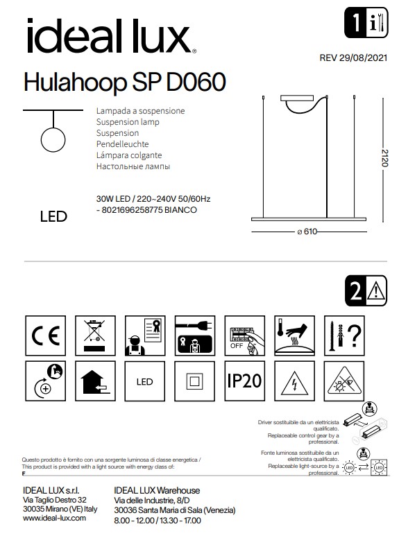 Люстра HULAHOOP SP D060 (258775), IDEAL LUX - Зображення 258775--.jpg