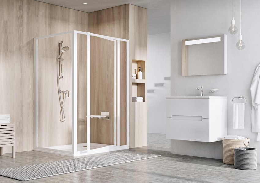 Душова стінка нерухома одноелементна  PSS-75 Transparent, RAVAK - Зображення 26.jpg