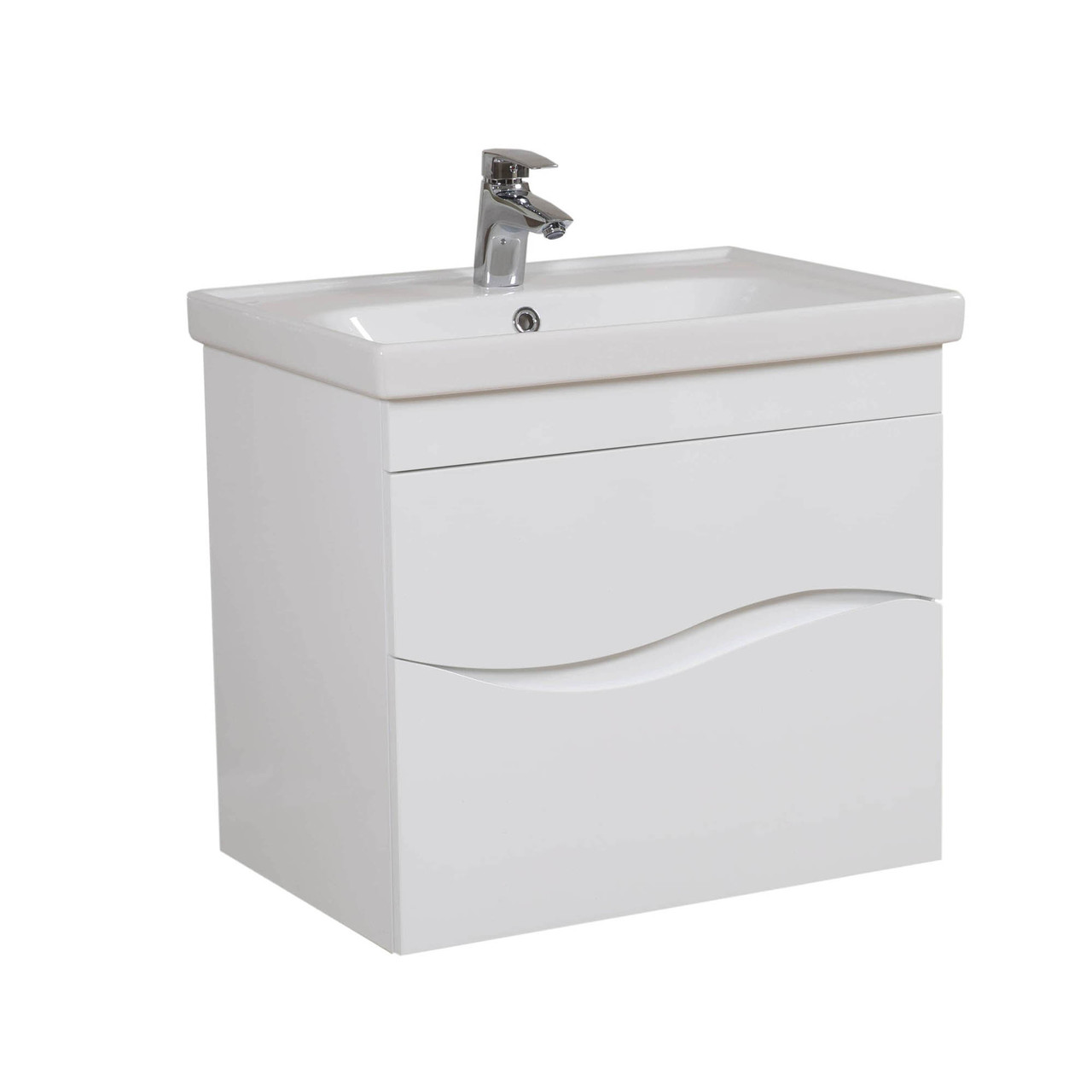 Шафка з умивальником підвісна Альфа Frame 65, Аква Родос - Зображення