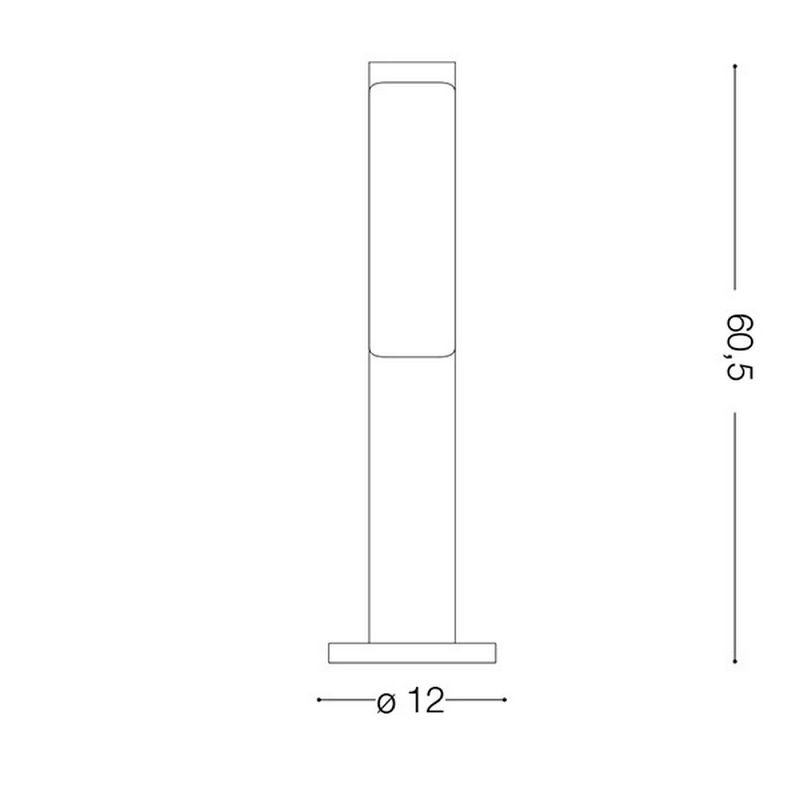 Світильник вуличний ETERE PT COFFEE 3000K (269160), IDEAL LUX - Зображення 269160--.jpg