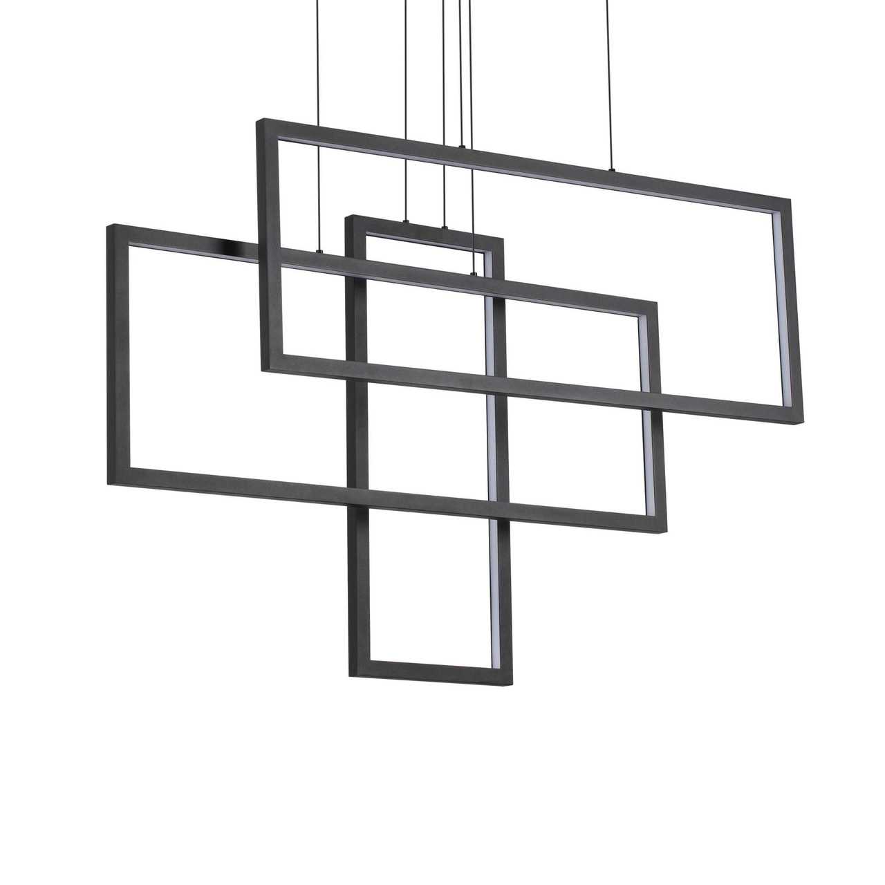 Люстра FRAME SP RETTANGOLO NERO (269382), IDEAL LUX - Зображення