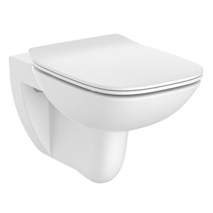 Унітаз підвісний Debba з кришкою Slim soft-close A34H993000 Roca - Зображення