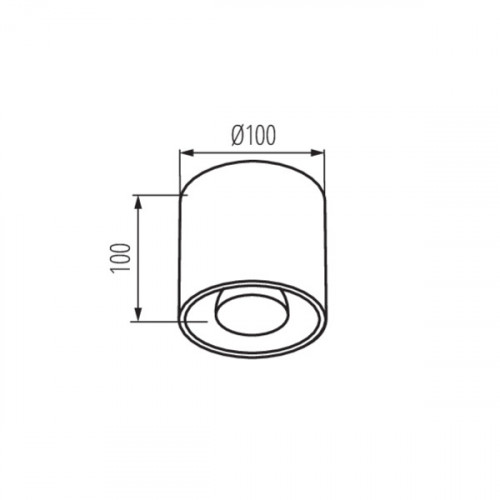 Точковий світильник ALGO GU10 CO-B (27033), Kanlux - Зображення 27033-.jpg