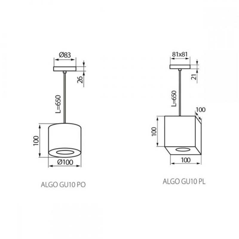 Люстра  ALGO GU10 PO-GR (27040), Kanlux - Зображення 27040-.jpg