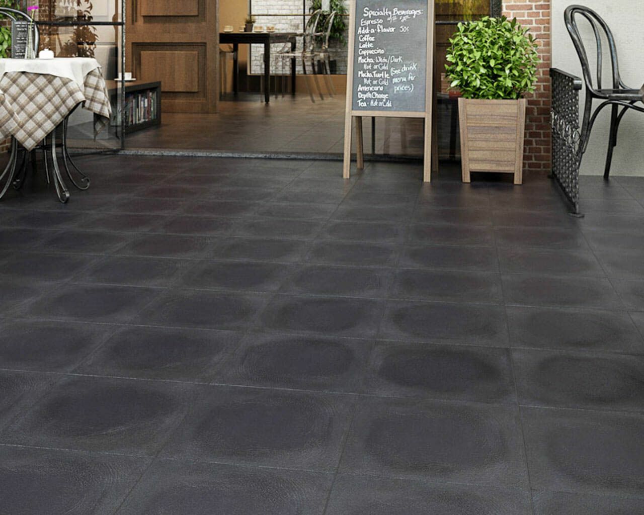 Сходинка з капіносом пряма 5937 Bazalto Grafit 300x330x11 Paradyz - Зображення 2705656-04039.jpg