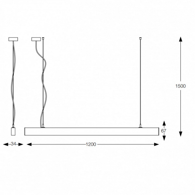 Люстра OFFICE SP 3000K BK (271187), IDEAL LUX - Зображення 271187-.jpg