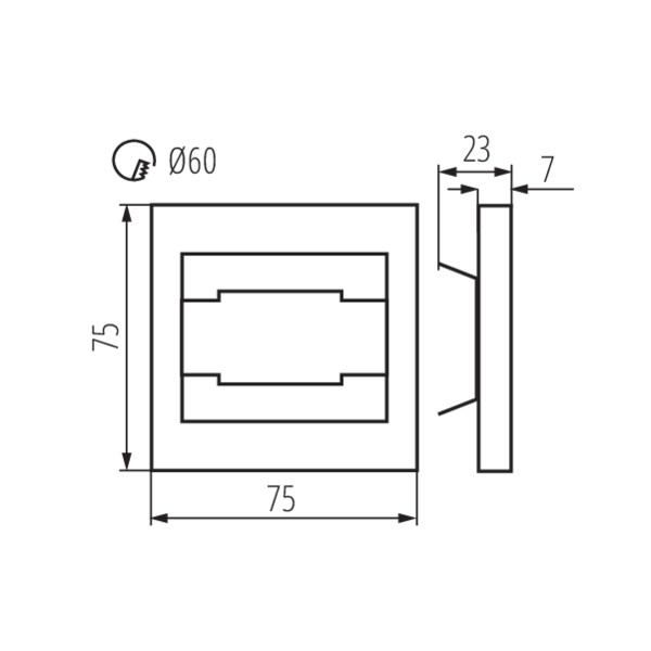 Точковий світильник TERRA MINI LED (27376), Kanlux - Зображення 27376--.jpg