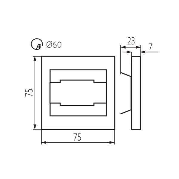 Точковий світильник TERRA MINI LED (27377), Kanlux - Зображення 27377--.jpg