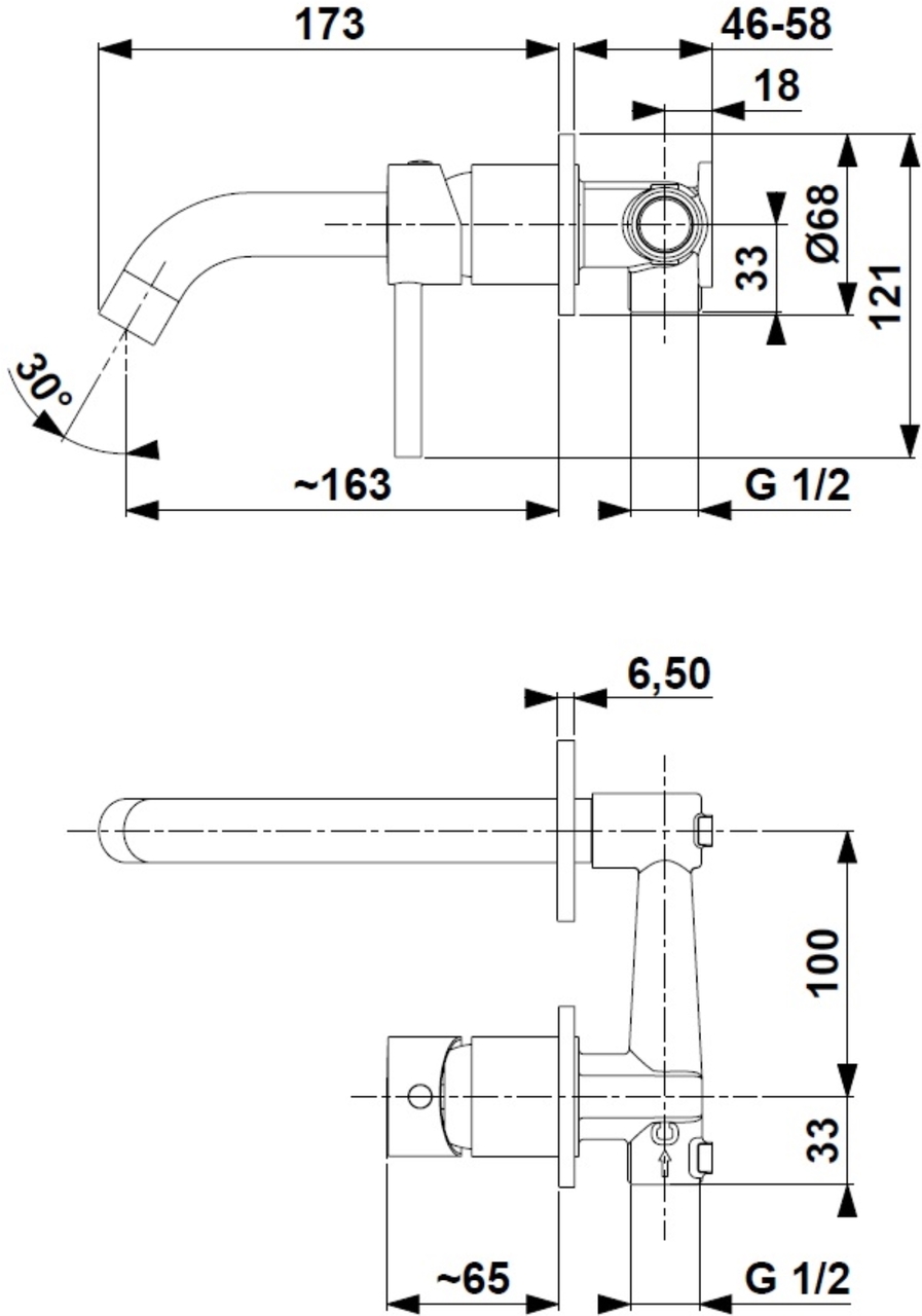 3мішувач для умивальника MOZA GOLD 5039-810-31 KFA ARMATURA - Зображення 27424674-d021c.jpg