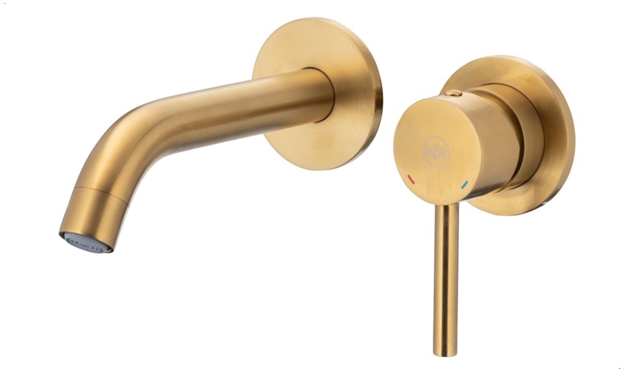 3мішувач для умивальника MOZA GOLD 5039-810-31 KFA ARMATURA - Зображення