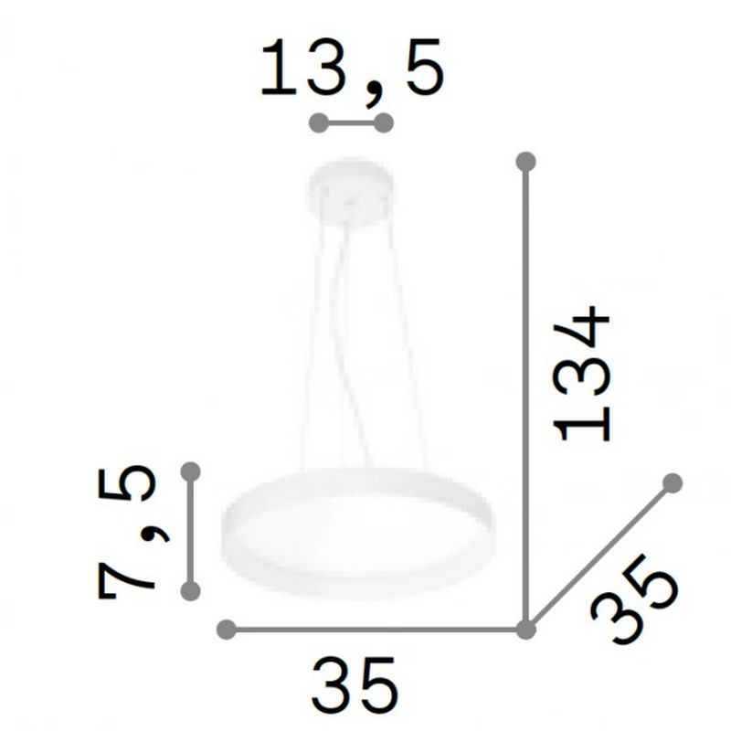 Люстра FLY SP D35 4000K (276571), IDEAL LUX - Зображення 276571--.jpg