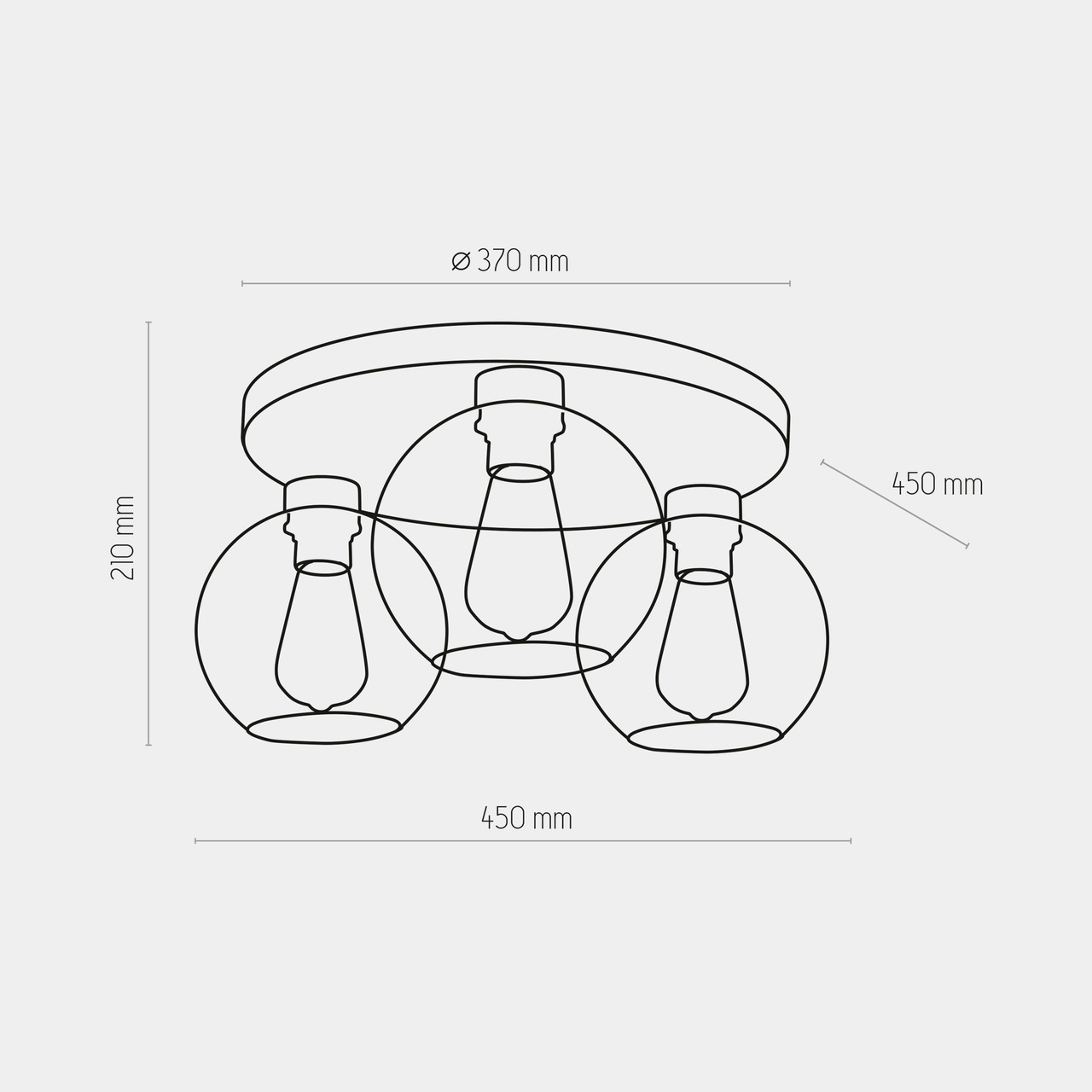 Люстра CUBUS GRAPHITE (2776), TK LIGHTING - Зображення 2776--.jpg