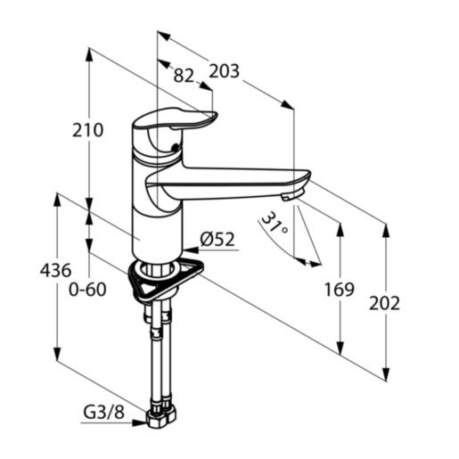 Змішувач для кухні DN 15 Objekta (325740575), Kludi - Зображення 284009-bb5ab.jpg