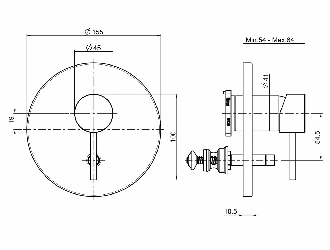 Змішувач Spillo Up Black matt (F3039X2NS), Fima - Зображення 285139-a3cb8.jpg