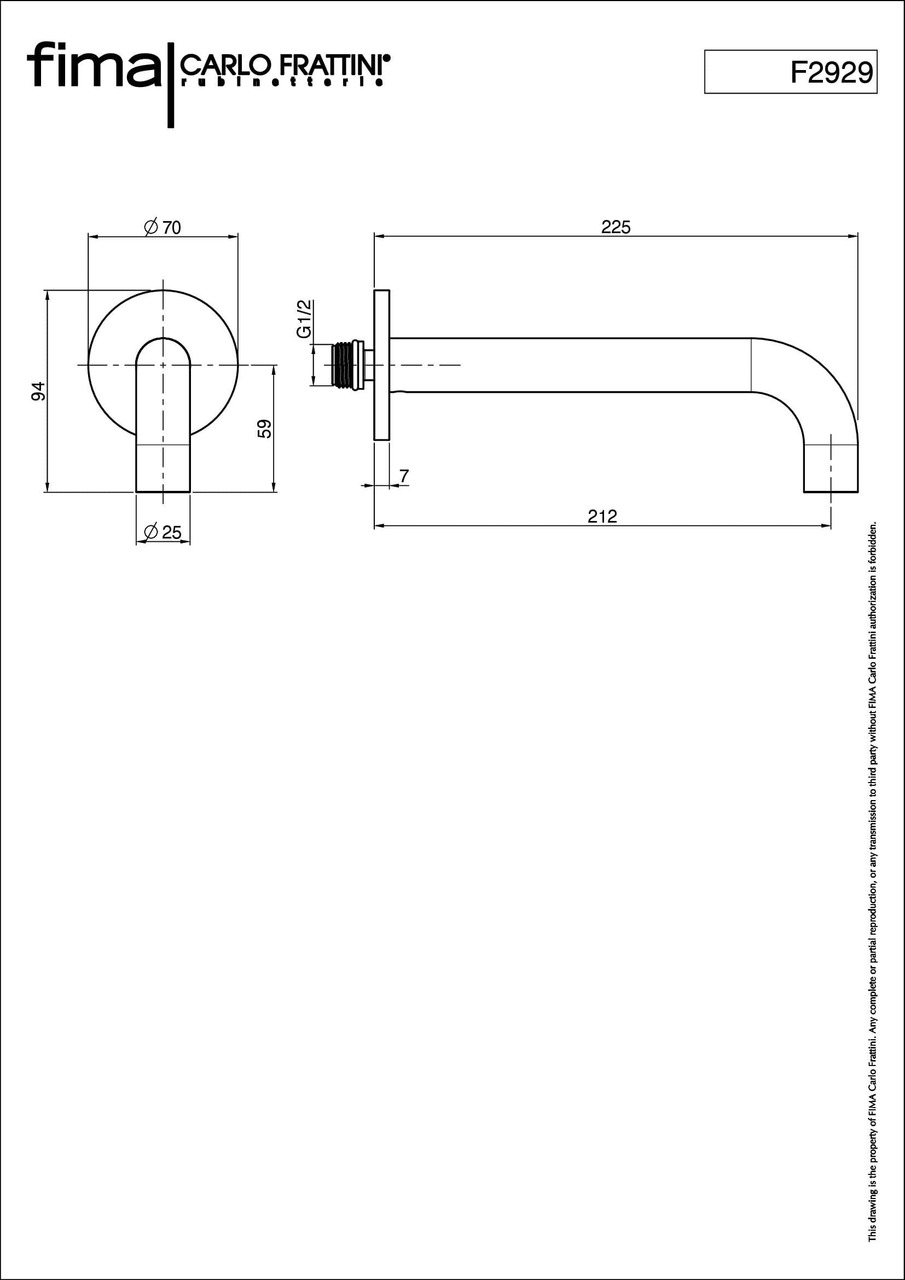 Вилив для ванни Wellness Black matt (F2929NS), Fima - Зображення 285189-bbf9d.jpg