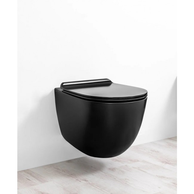 Кришка для унітаза Vignoni soft-close (VI004) Black matt, SIMAS - Зображення 285329-55368.jpg