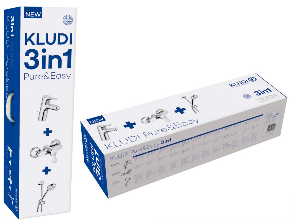 Набір змішувачів 3 в 1 Pure&Easy (378450565), Kludi - Зображення 287144-478b6.jpg