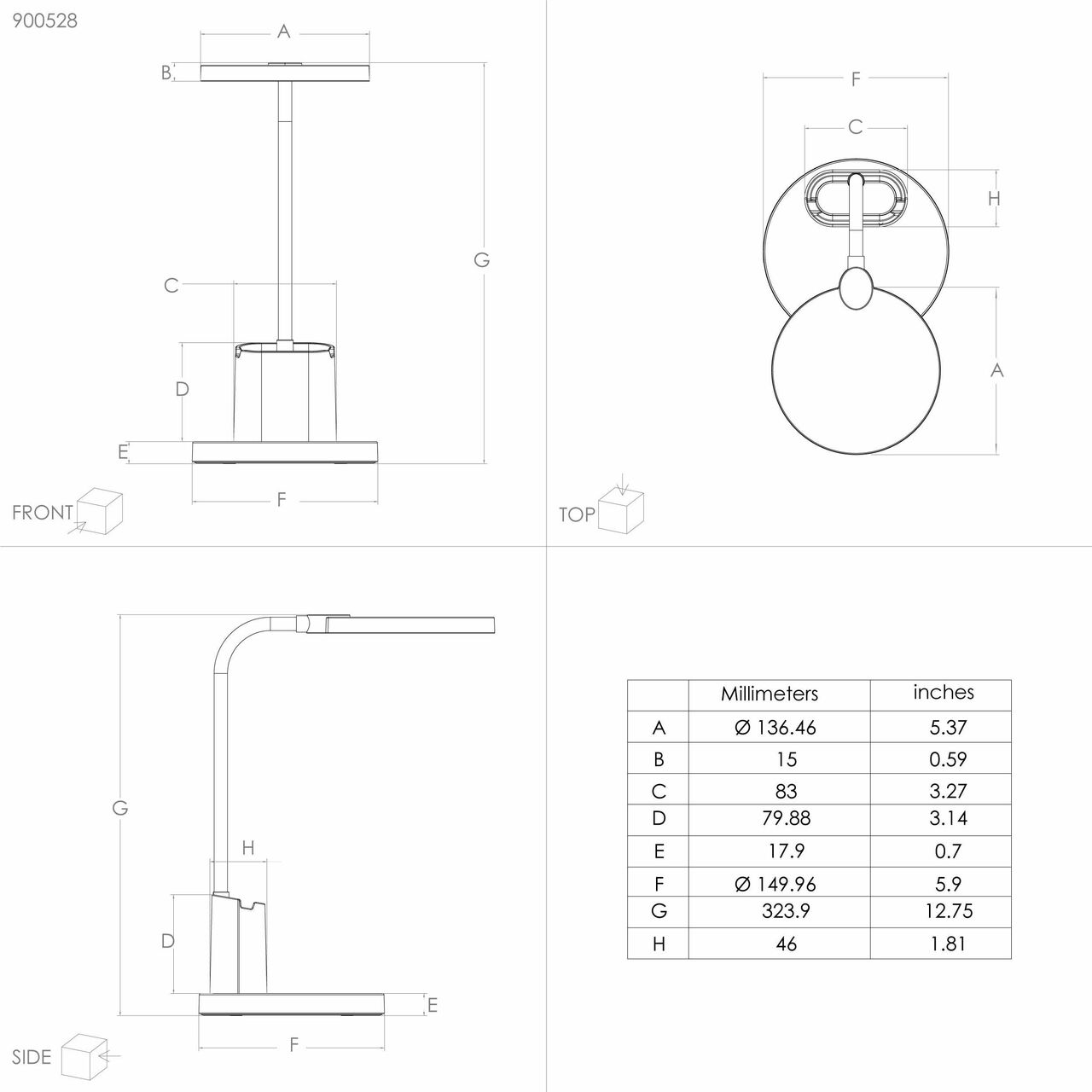 Настільна лампа на акумуляторі BROLINI (900528), EGLO - Зображення 2880550-8eb3b.jpg