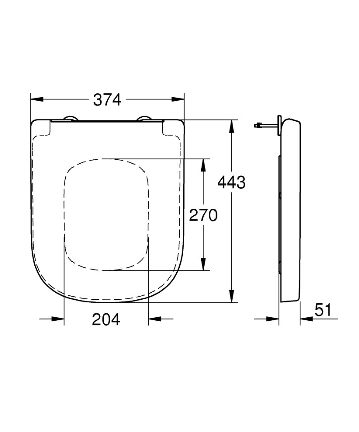 Кришка для унітаза Euro Ceramic soft-close (39330001), Grohe - Зображення 28f93-3933.jpg