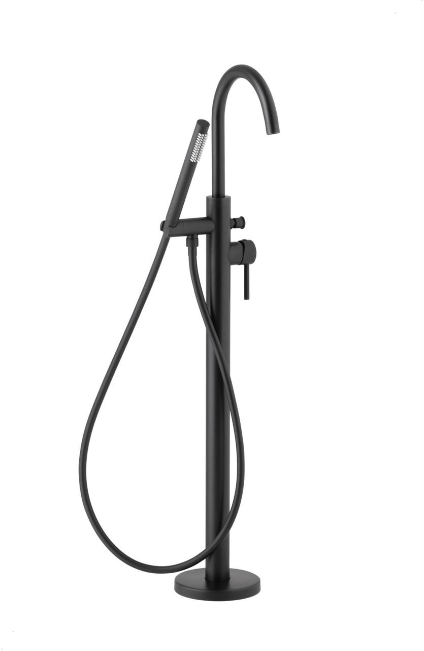 Смеситель напольный для ванны MOZA BLACK 5035-510-81 KFA ARMATURA - Зображення