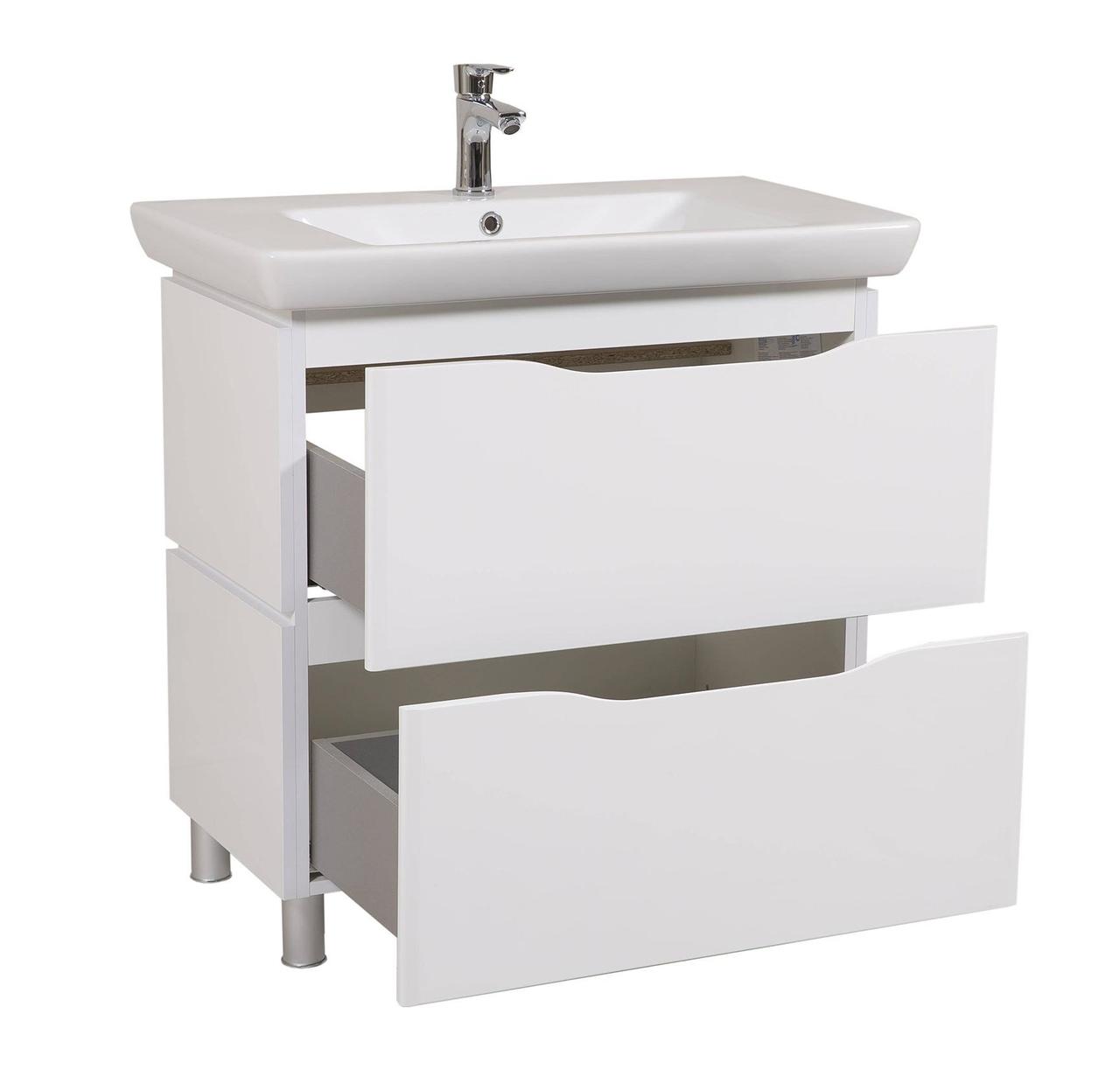 Шафка з умивальником Венеція Біла Порто 85, Аква Родос - Зображення 296414-c504c.jpg