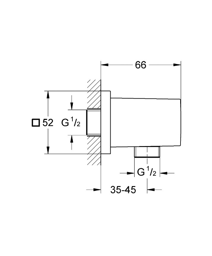 Підключення душового шланга Euphoria Cube (27704000), Grohe - Зображення 2efea-2770-1.jpg