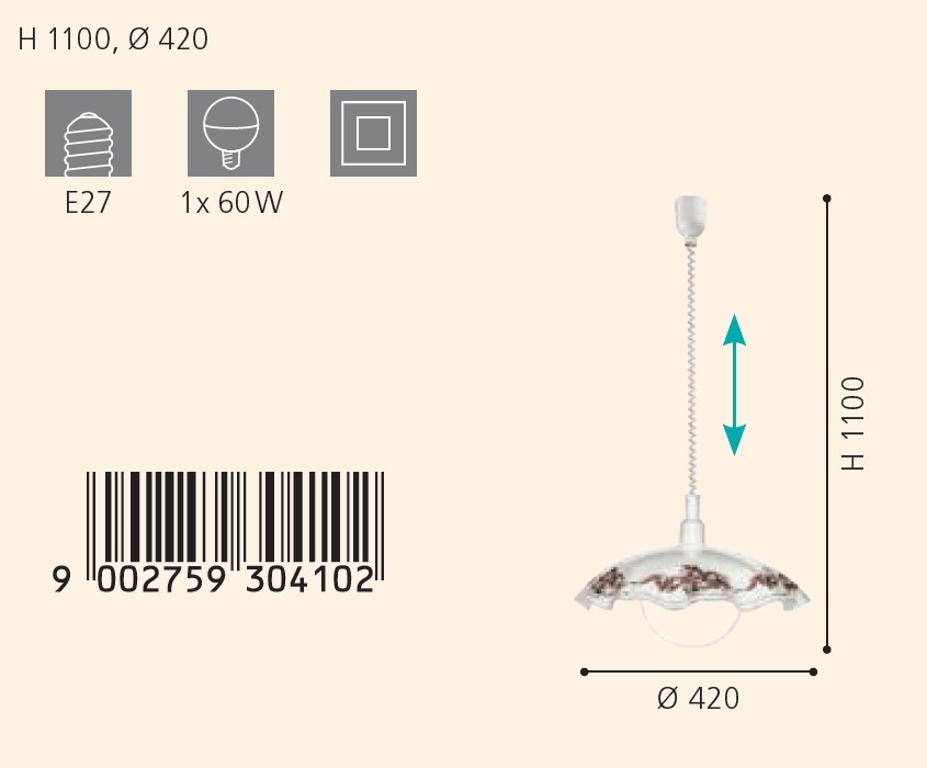 Люстра VETRO (3041), EGLO - Зображення 3041--.jpg