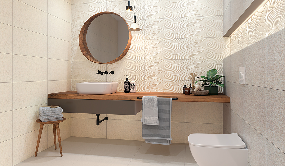 Плитка стінова Symetry Beige STR 300x600x9 Paradyz - Зображення 306854-e09cf.jpg