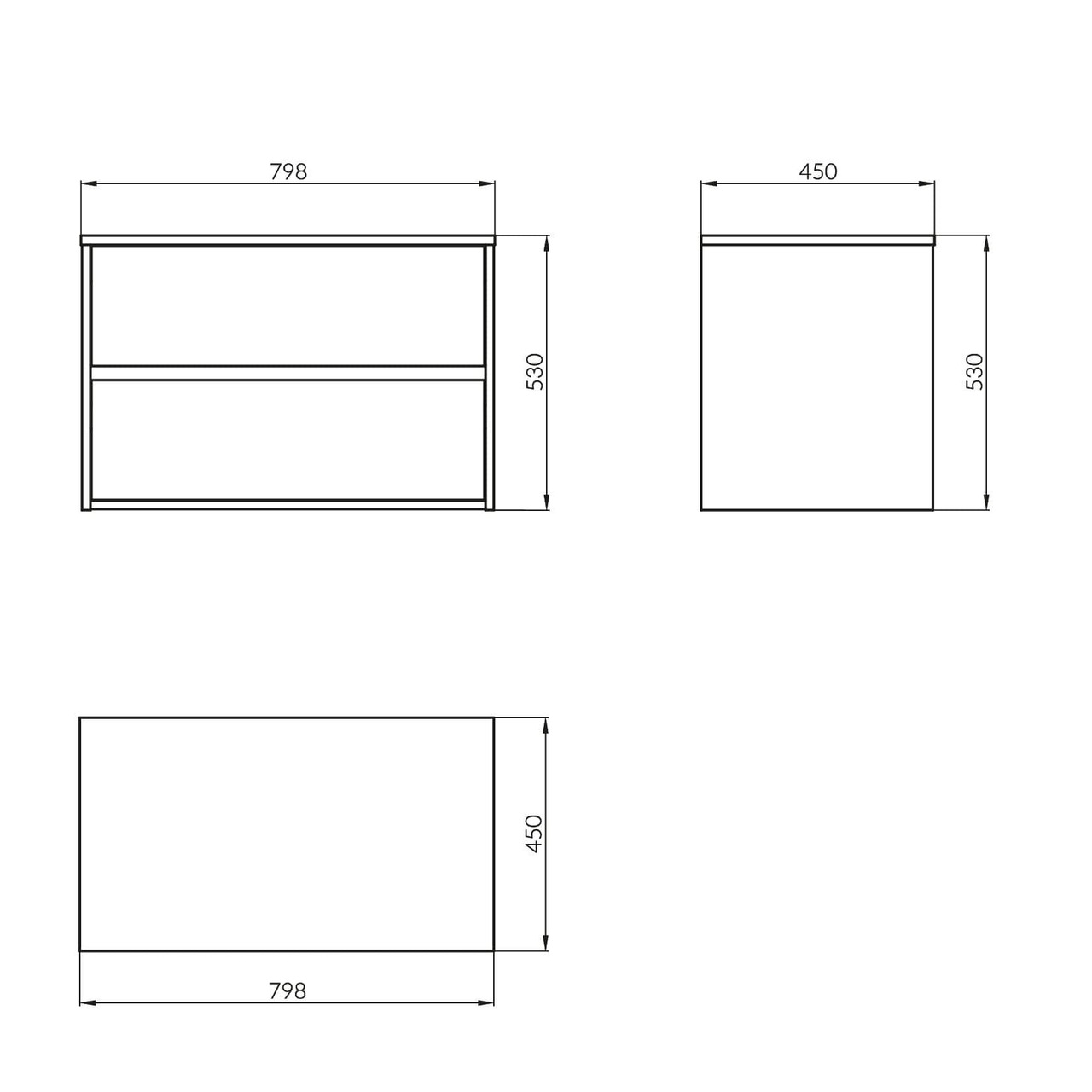 Шафка під умивальник CREA 80 White (FZZW1008711564), Cersanit - Зображення 307099-cb487.jpg