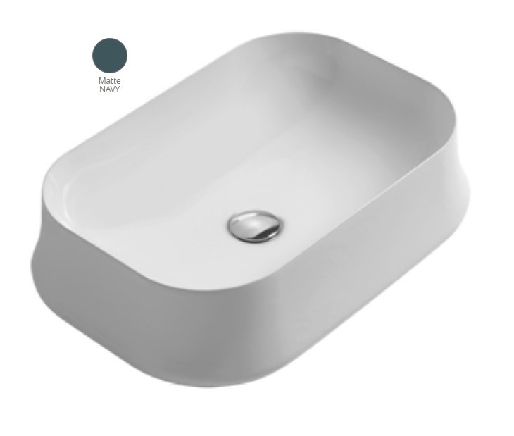 Умивальник Sharp SH 08 Navy matt SIMAS - Зображення