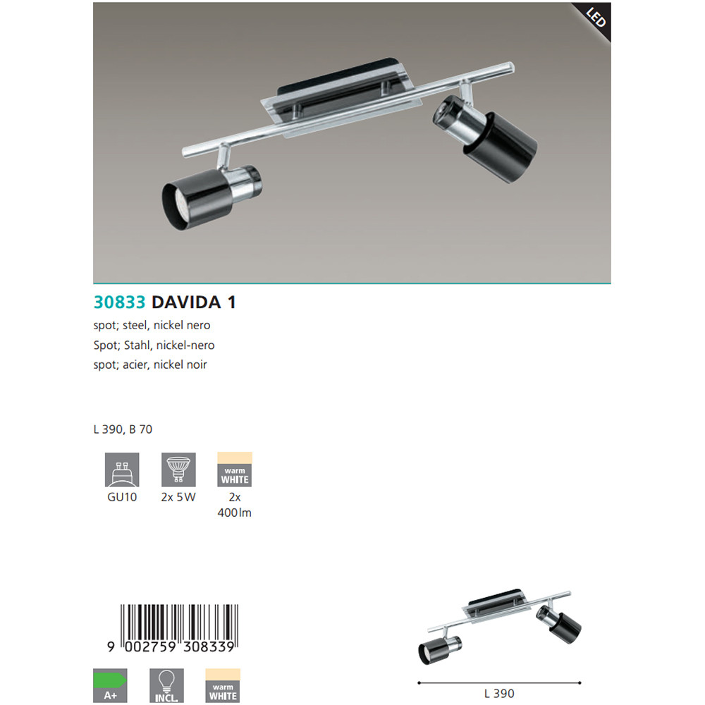 Спот DAVIDA 1 (30833), EGLO - Зображення 30833--.jpg