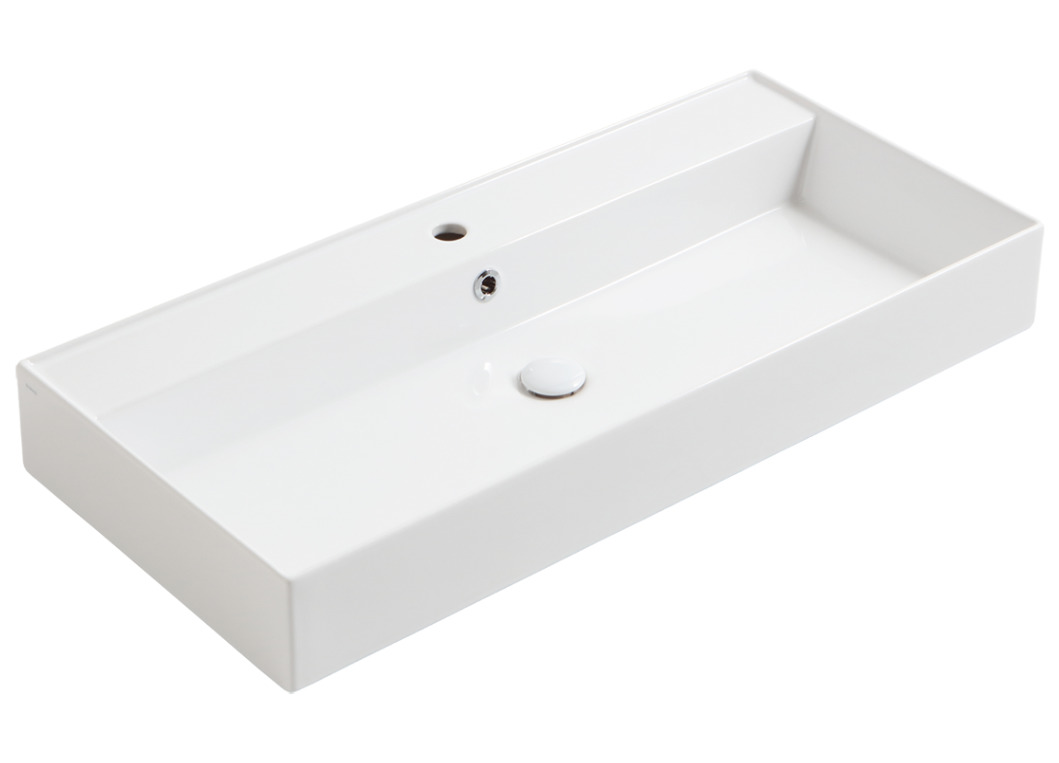 Умивальник AG 101 Agile (AG101) Glossy white SIMAS - Зображення