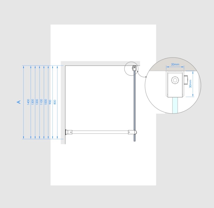 Душова стінка Ema 100x190 Brasta - Зображення 3093189-ab0ae.jpg
