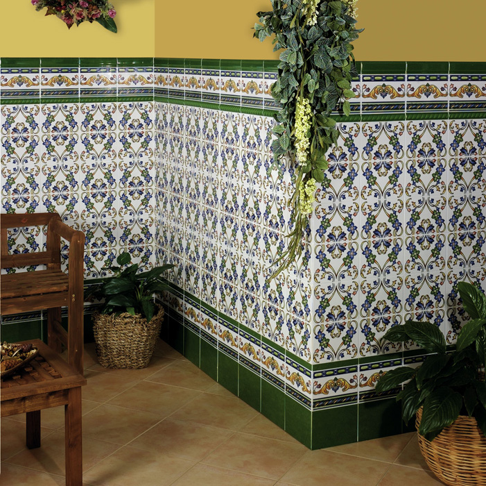 Плитка стінова Al Andaluz Verde 150x200 Mainzu - Зображення 311084-4245c.jpg