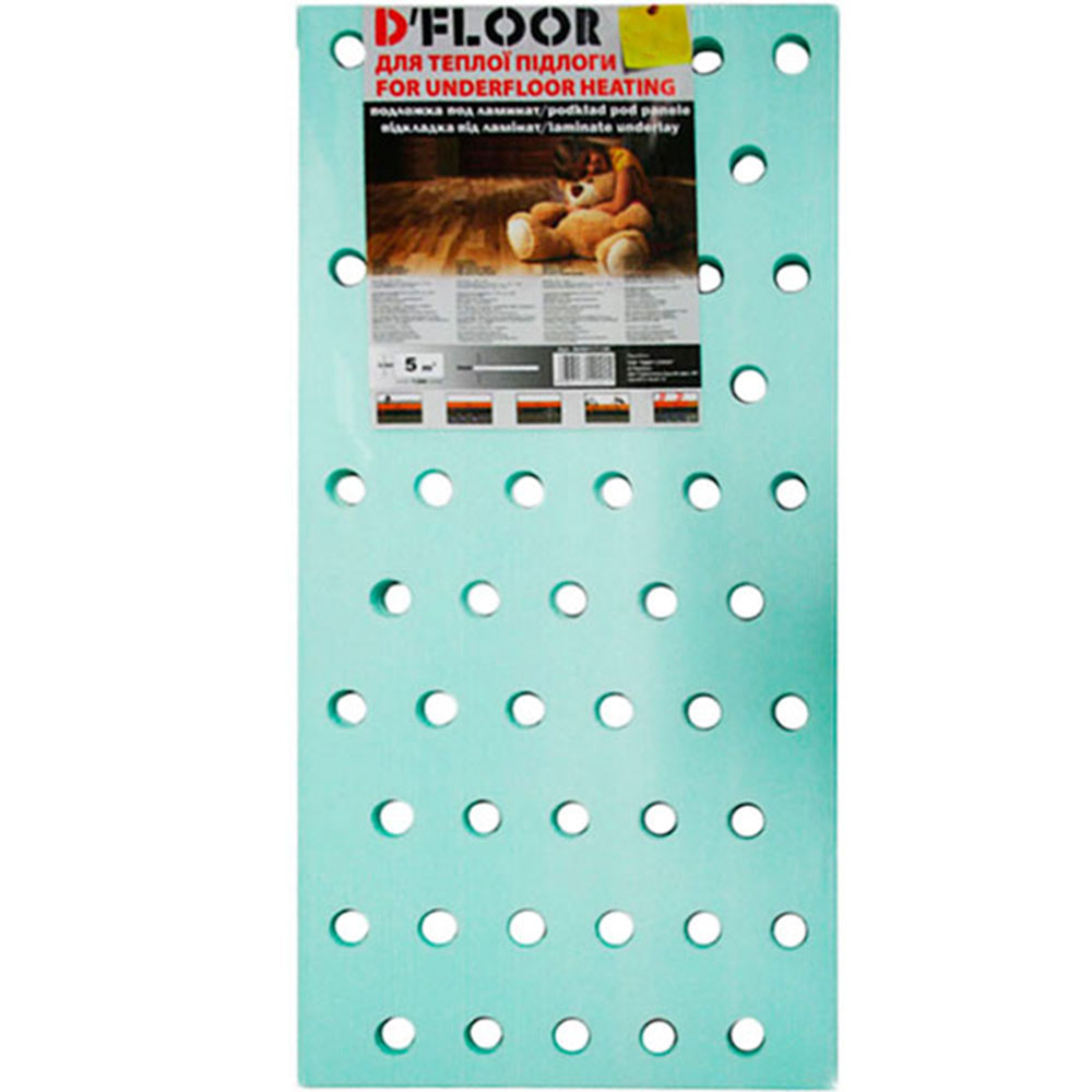 Підкладка полістерол 1000x500x3 мм з перфорацією PROFloor - Зображення 311114-cf1f5.jpg