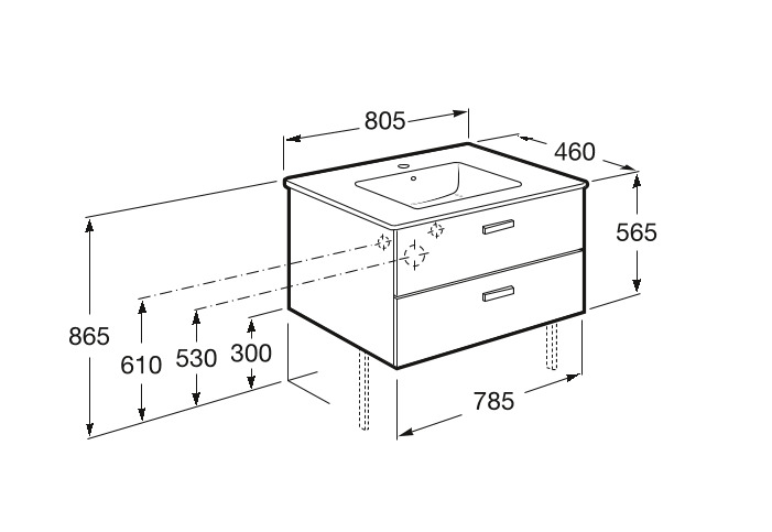 Шафка з умивальником Victoria 80 A855852806 Roca Змішувач для умивальника M-Size Eurosmart Cosmopolitan 23325000 Grohe - Зображення 31125291-6c2f2.jpg