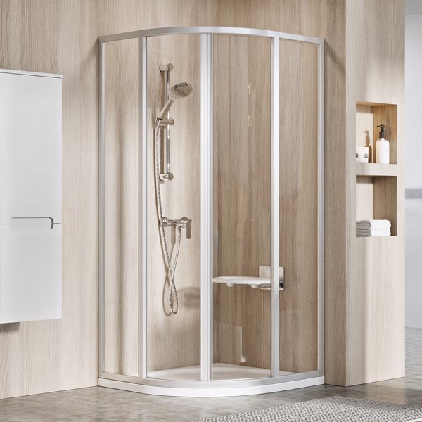 Душова кабіна напівкругла SUPERNOVA SKCP4-90 Transparent (31170U00Z1), RAVAK - Зображення 31140100Z1-4.jpg