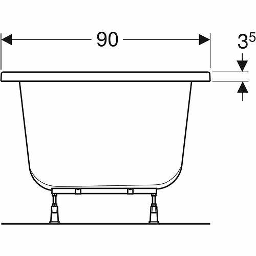 Ванна прямокутна Supero Duo 190x90 Kolo - Зображення 3129186-214a1.jpg