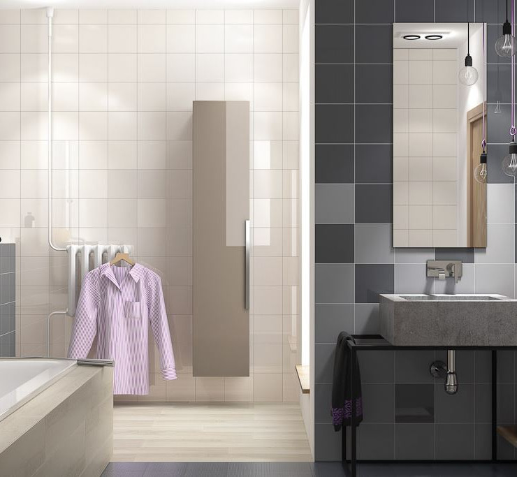 Плитка стінова Gamma Czarna Polysk 198x198x6,5 Paradyz - Зображення 313529-58298.jpg