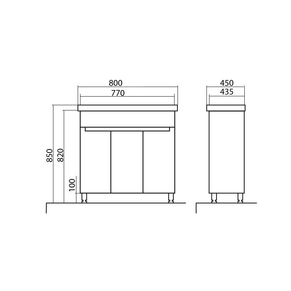 Шафка з умивальником Омега Elit 80, Аква Родос - Зображення 314609-ec5e2.jpg