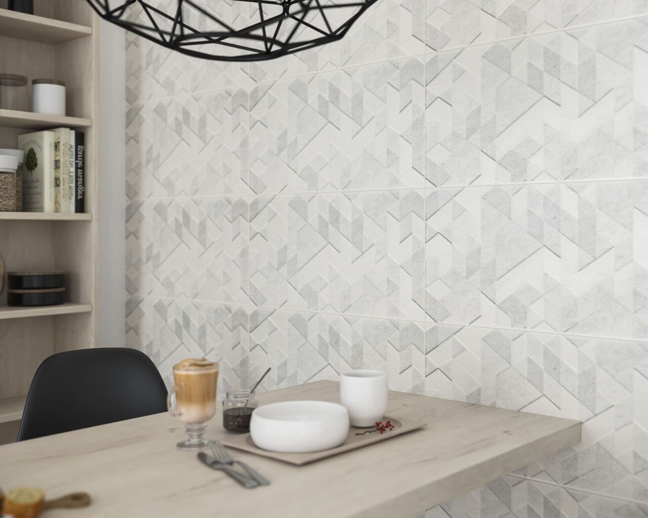 Декор Emilly Grys STR 300x600x9 Paradyz - Зображення 314c8-aranzacja-sciana-wzory-jadalnia-emilly-grys_0.jpg