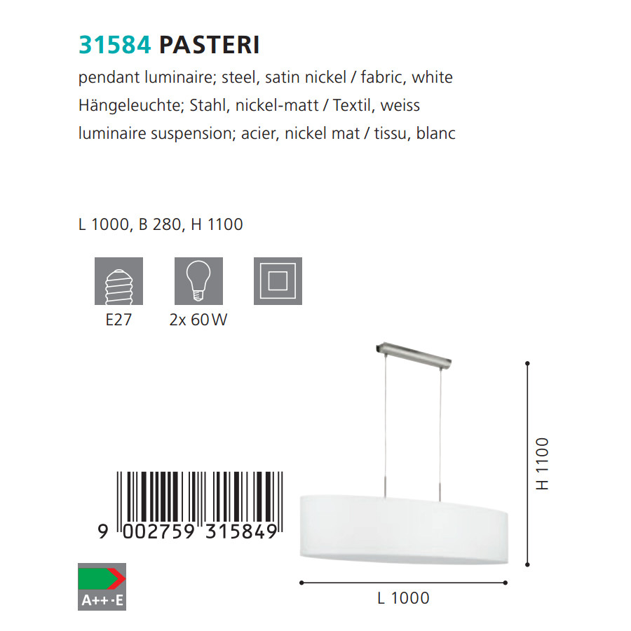 Люстра PASTERI NICKEL-WEISS (31584), EGLO - Зображення 31584--.jpg